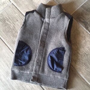 Troy James Lined Vest Gray and Navy Blue baby boy infant
